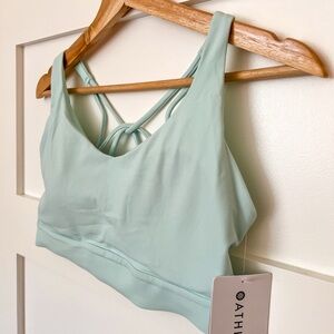 NWT Athleta Light Green Sports Bra